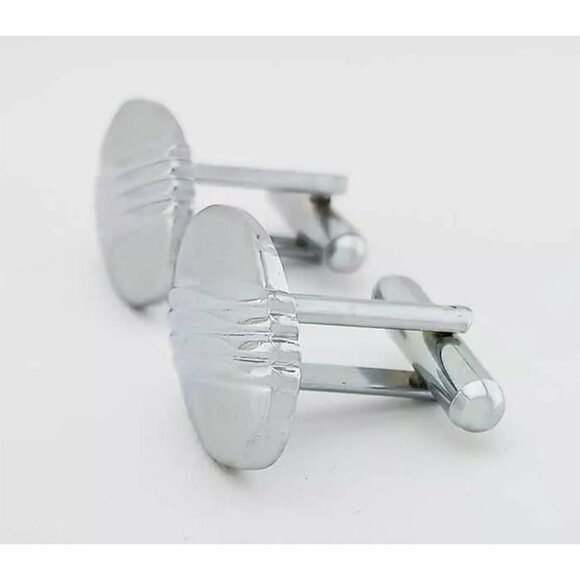 Signature Cufflinks & Dress Shirt Studs In Rhodium & White  Stainless Stell Tuxedo Shirt Cufflinks Stainless Steel